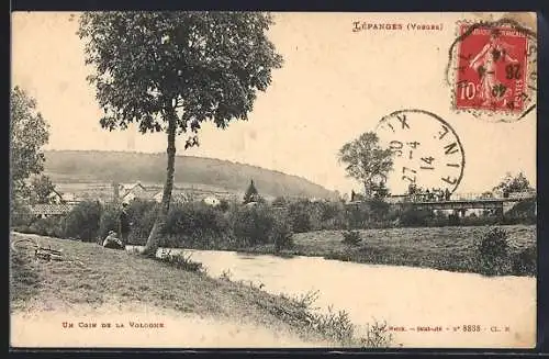 AK Lépanges /Vosges, Un coin de la Vologne