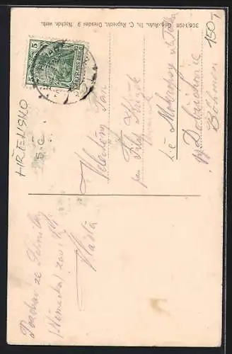 AK Herrnskretschen / Hrensko, Panorama