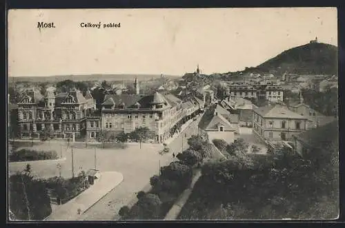 AK Brüx / Most, Blick vom Turm der Wenzelkirche