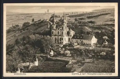 AK Würzburg, Käppele mit Franziskanerkloster