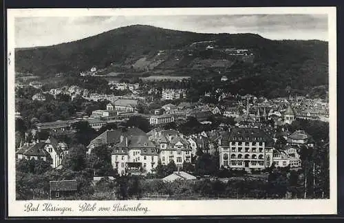 AK Bad Kissingen, Blick vom Stationsberg