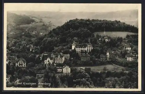 AK Bad Kissingen, Altenberg mit Hotel