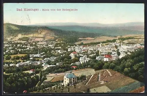 AK Bad Kissingen, Blick von der Bodenlaube