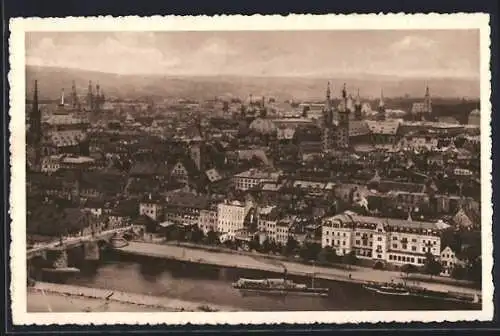 AK Würzburg, Blick von der Festung