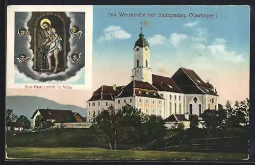 AK Steingaden /Oberbayern, Wieskirche, Gnadenbild