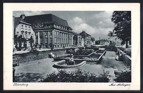 AK Oldenburg i. O., Neue Anlagen am Stau