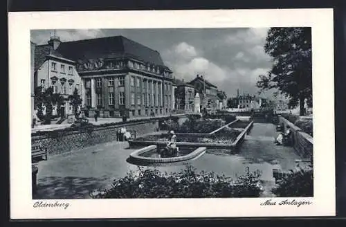 AK Oldenburg i. O., Partie in den neuen Anlagen