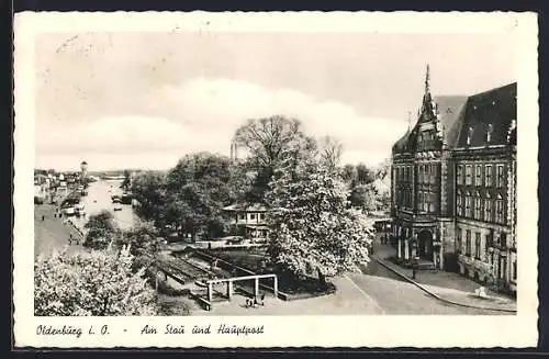 AK Oldenburg i. O., Am Stau und Hauptpost