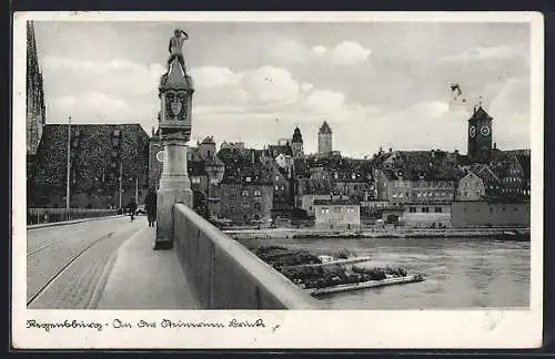 AK Regensburg, An der Steinernen Brücke