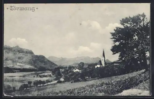 AK Törwang, Ortspartie mit Kirche