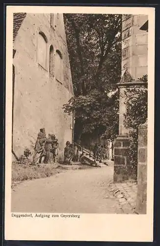 AK Deggendorf, Aufgang zum Geyersberg