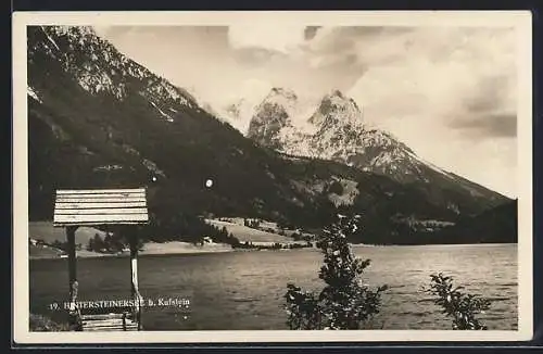 AK Kufstein, Hintersteinersee mit Bergen