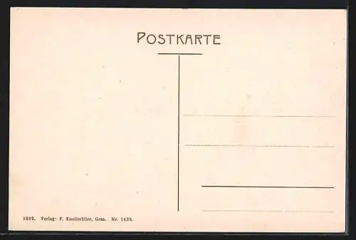 AK Admont, Teilansicht mit Reichenstein, Sparafeld und Kaibling