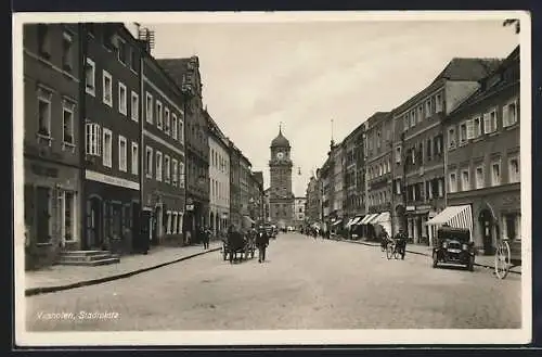 AK Vilshofen, Partie am Stadtplatz