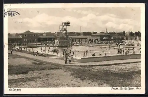 AK Erlangen, Städt. Röthelheim-Bad