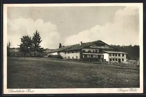 AK Bischofsmais, Gasthof Landshuter Haus