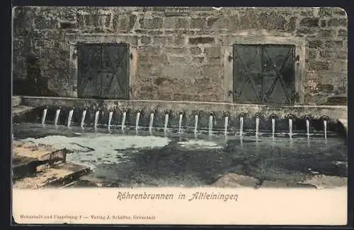 AK Altleiningen, Partie am Röhrenbrunnen