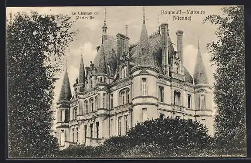 AK Bonneuil-Matours, Le Château de Marieville, Vienne