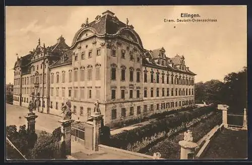 AK Ellingen / Mittelfranken, Ehemalige Deutsch-Ordensschloss