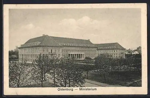 AK Oldenburg / O., Blick auf das Ministerium