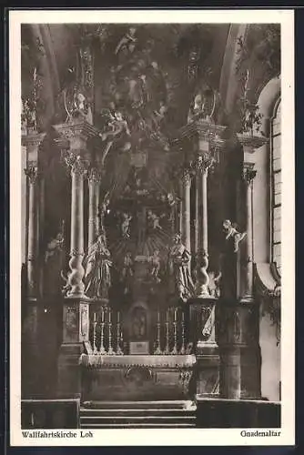AK Stephansposching, Wallfahrtskirche Loh, Gnadenaltar