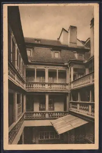 AK Würzburg, Hof zum grossen Willmuth, Karmelitenstrasse