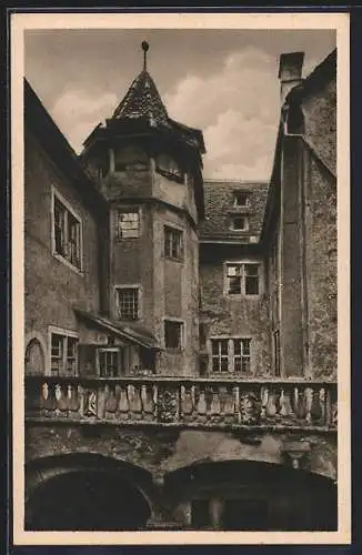 AK Würzburg, Hof zum Wolfhart