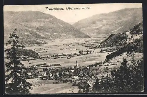 AK Teufenbach /Obersteiermark, Panorama