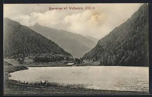 AK Brenner, Brennersee mit Blick zum Wolfendorn