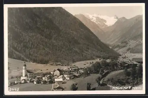AK Neustift /Stubai, Ortsansicht aus der Vogelschau