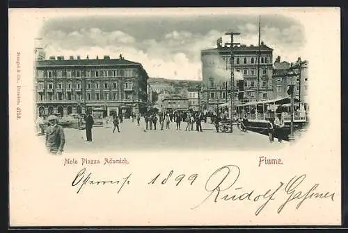 AK Fiume, Molo Piazza Adamich