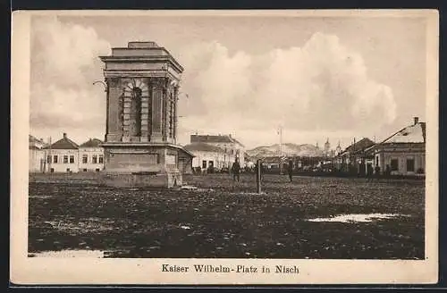 AK Nisch, Kaiser-Wilhelm-Platz