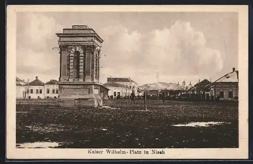 AK Nisch, Kaiser-Wilhelm-Platz