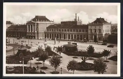 AK Zagreb, Glavni Kolodvor, Bahnhof