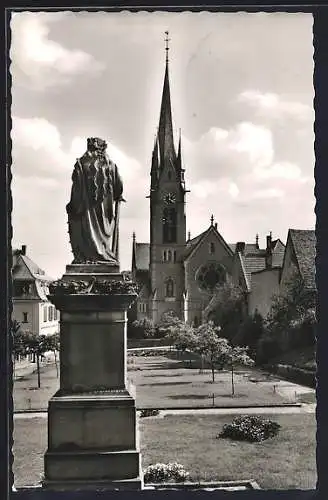 AK Eisenberg / Pfalz, Anlage mit evgl. Kirche