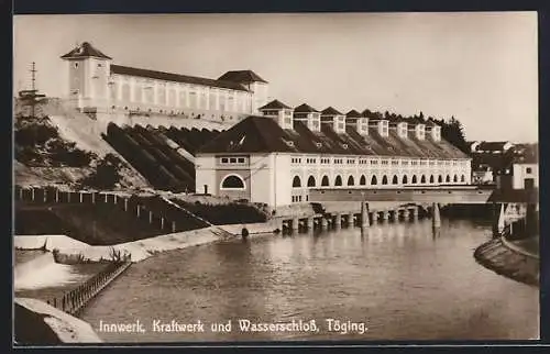 AK Töging / Inn, Innwerk, Kraftwerk und Wasserschloss