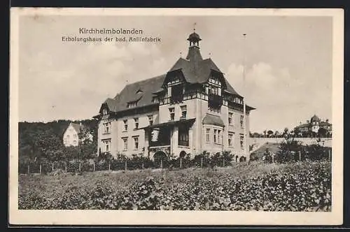 AK Kirchheimbolanden, Erholungshaus der badischen Anilinfabrik