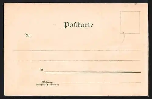 Lithographie Oldenburg / O., Uferpartie am Stau mit Segel- und Ruderboot