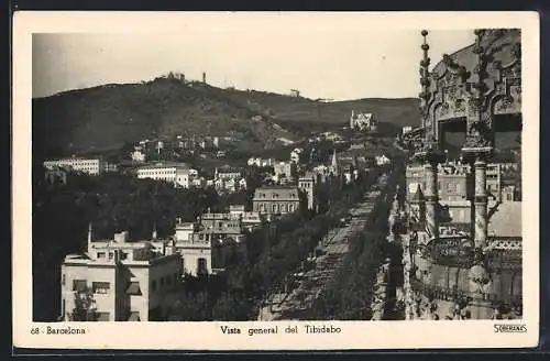 AK Barcelona, Vista general del Tibidabo