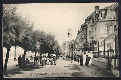 AK San Sebastian, Paseo de la Concha de los Palacios