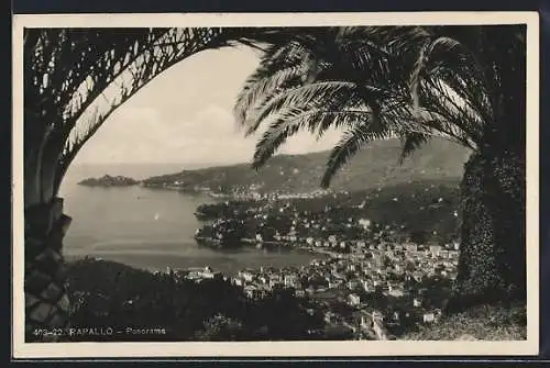 AK Rapallo, Panorama der Stadt