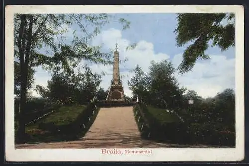 AK Braila, Monumentul, Denkmal