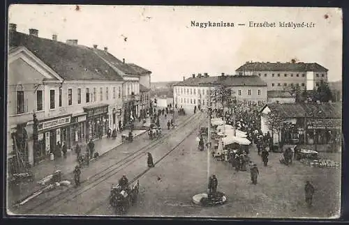 AK Nagykanizsa, Erzsébet királyné-tér