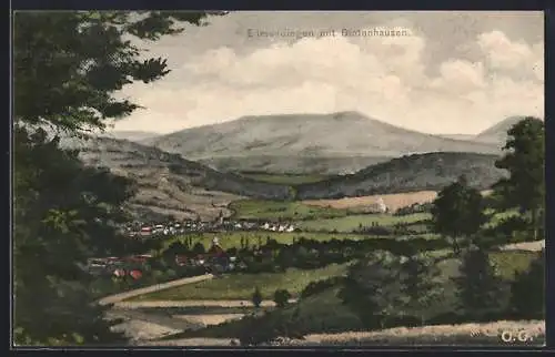 AK Ellmendingen, Ansicht mit Dietenhausen