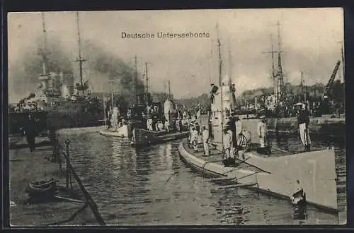 AK Deutsche U-Boote gehen auf Feindfahrt