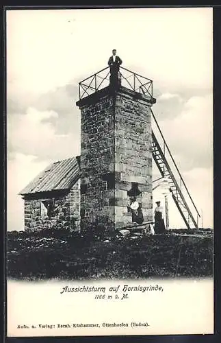 AK Hornisgrinde, Partie am Aussichtsturm
