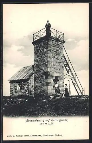 AK Hornisgrinde, Partie am Aussichtsturm