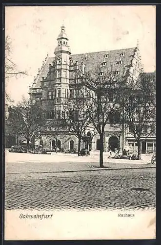 AK Schweinfurt, Partie am Rathaus