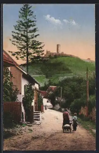 AK Mühlberg i. Thüringen, die Drei Gleichen, die Mühlberger Gleiche