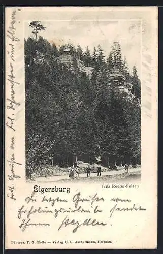 AK Elgersburg, Fritz-Reuter-Felsen